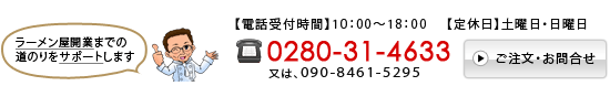 お問合せ　電話番号0280-31-4633